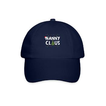 Nanny Claus Design Für Großmutter Oma - Baseballkappe - Blau/Blau - Vorne