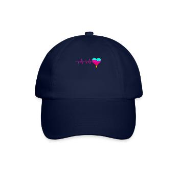 Heartbeat Ice Cream For Frozen Sweet Fans - Baseball Cap - blue/blue - Front
