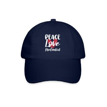 Peace Love Melanin For Proud African Americans - Baseball Cap - blue/blue - Front