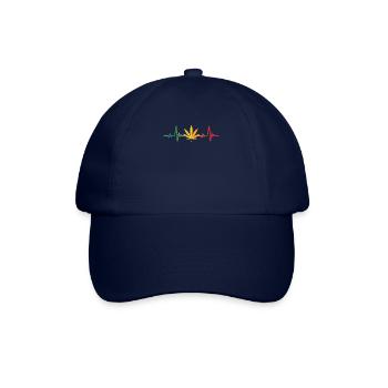 Heartbeat Design For Reggae - Baseball Cap - blue/blue - Front