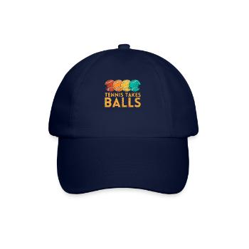 Tennis Takes Balls Design For Tennis Fans - Baseball Cap - blue/blue - Front