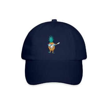 Abtupfendes Ananas-sonnenbrillen-design Für Den - Baseballkappe - Blau/Blau - Vorne