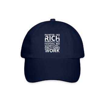 Painter_ pas de parents riches, pas de parents - Casquette classique - bleu/bleu - Devant