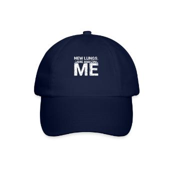 New Lungs Same Amazing Me For Lungenchirurgie - Baseballkappe - Blau/Blau - Vorne