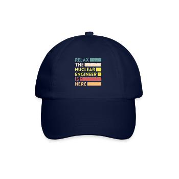 Relax, who is a nuclear engineer - Baseball Cap - blue/blue - Front