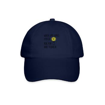 whenlifegivesu - Baseballkappe - Blau/Blau - Vorne