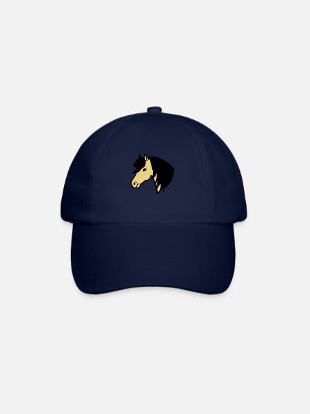 Pony horse - Baseball Cap - blue/blue