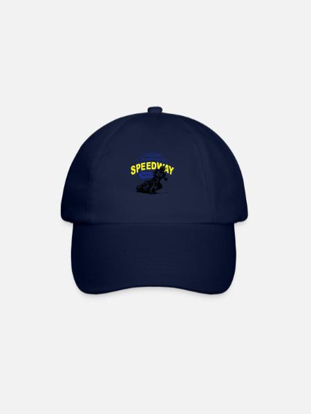 Motorcycle Speedway Racing - Baseball Cap - blue/blue