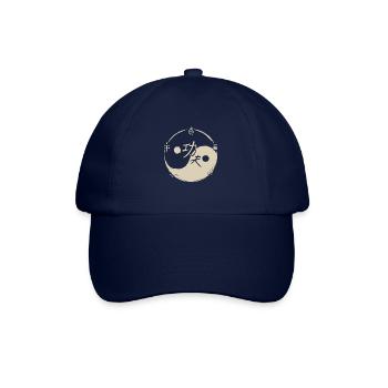 Yingyang symbol - Baseball Cap - blue/blue - Front