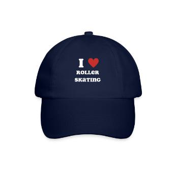 I Love Roller Skating - Baseball Cap - blue/blue - Front