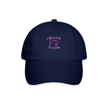 TOP!! Jpeux pas j'ai danse danseuse accrobatique - Casquette classique - bleu/bleu - Devant