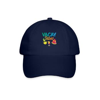 Vacay Vibes - Coctail T-Shirt - Baseballkappe - Blau/Blau - Vorne