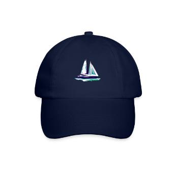 Sailing Ship Sailing Sailing Sailing Sailing Boat - Baseball Cap - blue/blue - Front