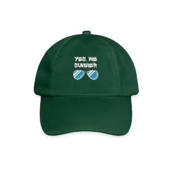 Yes we summer! Unique original style - Baseball Cap - bottle green - Front