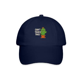 Cactus - Can't Touch This, Thorns, Funny Plant - Baseball Cap - blue/blue - Front