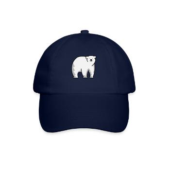 Ours blanc - Casquette classique - bleu/bleu - Devant