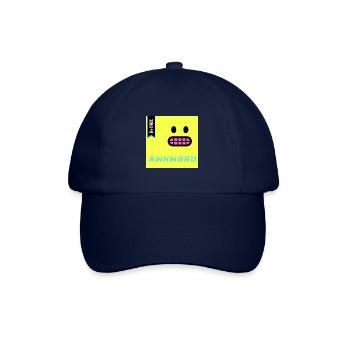 Emoji Day 2022 - Emoji Awkward - Design A - Baseball Cap - blue/blue - Front