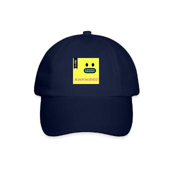 Emoji Day 2022 - Emoji Awkward - Design B - Baseball Cap - blue/blue - Front