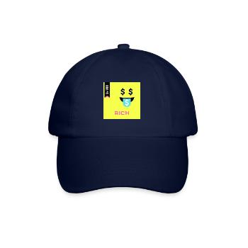 Emoji Day 2022 - Emoji Rich - Design B - Baseballkappe - Blau/Blau - Vorne