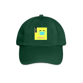 Emoji Day 2022 - Emoji Masky - Design A - Baseball Cap - bottle green - Front