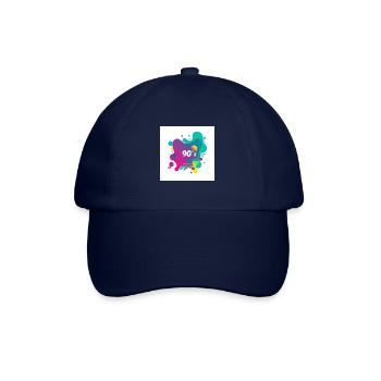 90er-Jahre-Vibes - Baseballkappe - Blau/Blau - Vorne