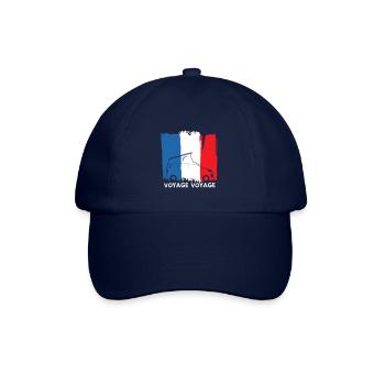 Tricolore Camper Design Voyage Voyage - Baseballkappe - Blau/Blau - Vorne