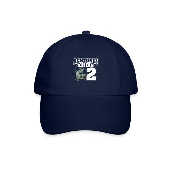 Dinosaurier Geschenk Kinder Urzeit Dino Spruch - Baseballkappe - Blau/Blau - Vorne