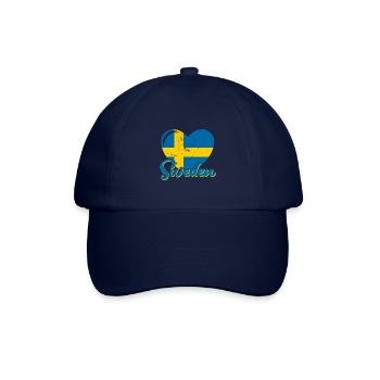 Schweden Sverige Volk Stockholm Schwedisch - Baseballkappe - Blau/Blau - Vorne