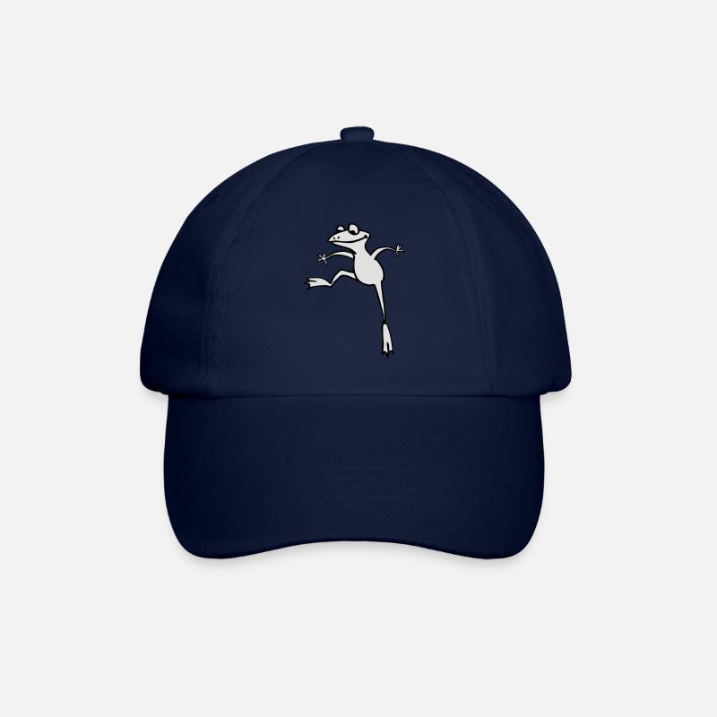 frosch - Baseballkappe - Blau/Blau