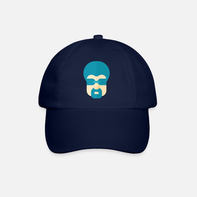 Afro - Baseball Cap - blue/blue