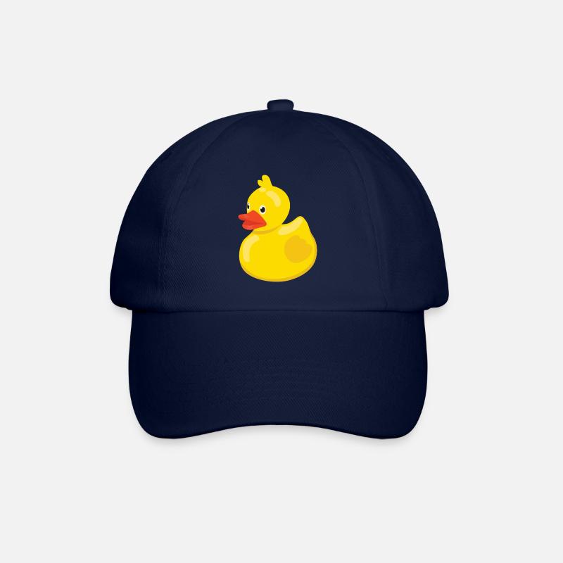 Canard de bain en caoutchouc - Casquette classique - bleu/bleu
