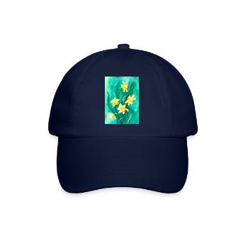 Daffodils - Baseball Cap - blue/blue - Front