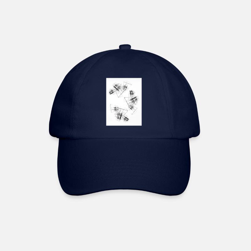 Cubes abstraits - Casquette classique - bleu/bleu