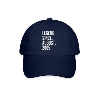 Legende seit August 2005 - Baseballkappe - Blau/Blau - Vorne