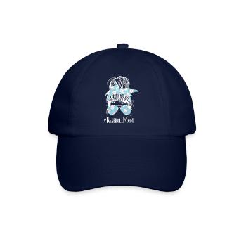 Baseball Mom - Baseballkappe - Blau/Blau - Vorne