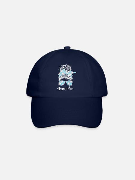 Baseball Mom - Baseballkappe - Blau/Blau