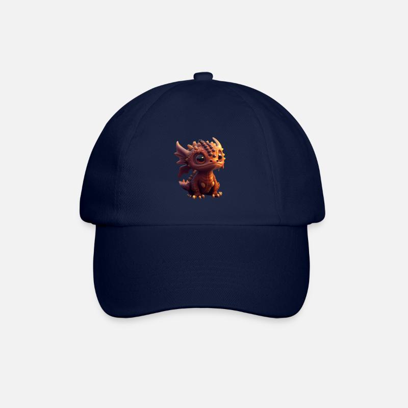 Kleiner Süßer Drache 3 - Baseballkappe - Blau/Blau