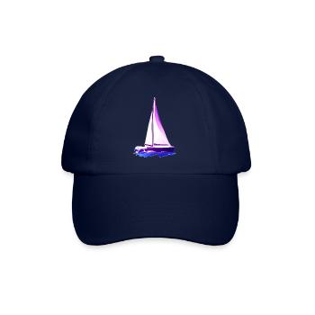 Sailing Sailing Sailing Sailing Sailboat - Baseball Cap - blue/blue - Front