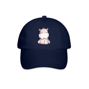 Hippopotame - Casquette classique - bleu/bleu - Devant