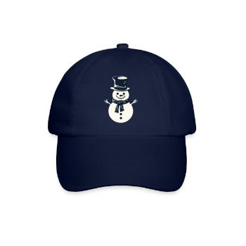 Cheerful Snowman Magic - Baseball Cap - blue/blue - Front