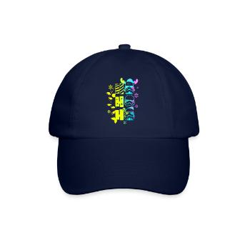 Weihnachten Weihnachtsmann Weihnachtsmann ungezogene Feiertage Winter - Baseballkappe - Blau/Blau - Vorne