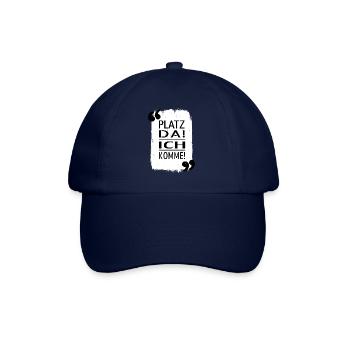 statement frage lustiger spruch begeisterung - Baseballkappe - Blau/Blau - Vorne