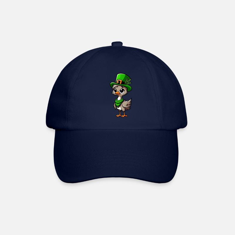 Émeu de la Saint-Patrick et Maine Coon - Casquette classique - bleu/bleu