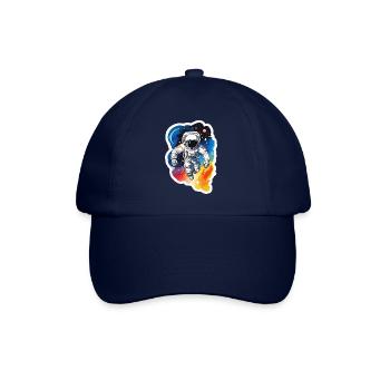 Aquarelle d’astronaute Aquarelle - Casquette classique - bleu/bleu - Devant