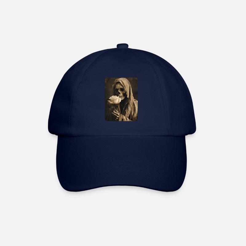 La mort à la rose blanche - Casquette classique - bleu/bleu