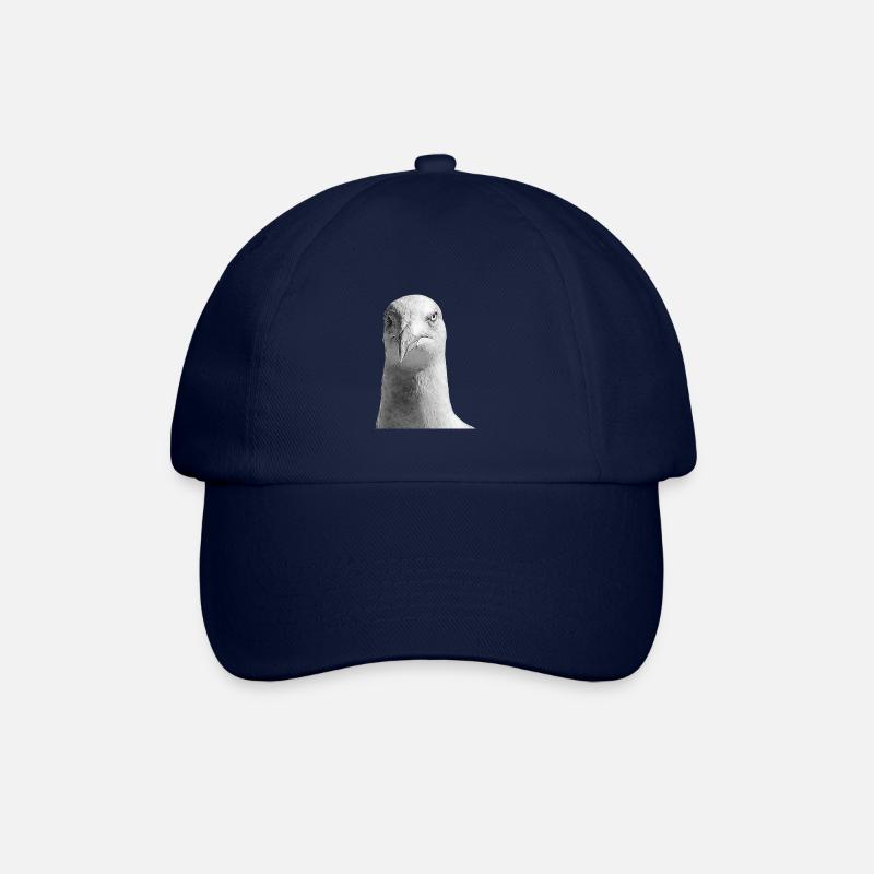 Möwe - Baseballkappe - Blau/Blau
