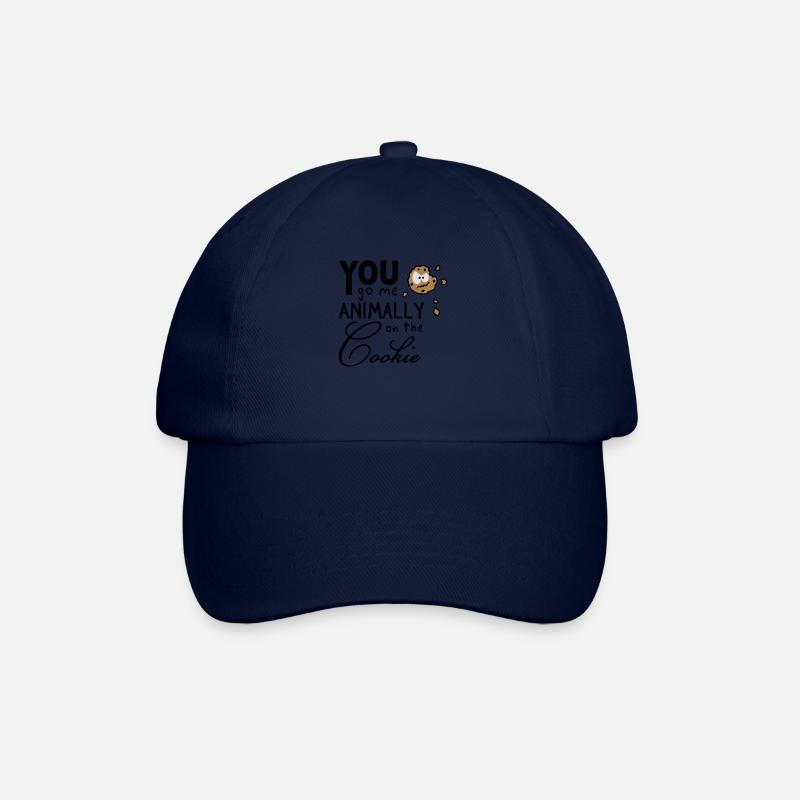 You go me on the cookie - Baseballkappe - Blau/Blau