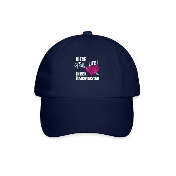 Diese Frau liebt ihren Hausmeister - Baseballkappe - Blau/Blau - Vorne