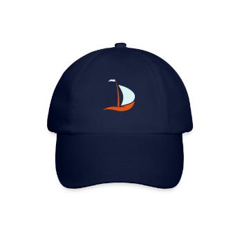 bateau à voile - Casquette classique - bleu/bleu - Devant
