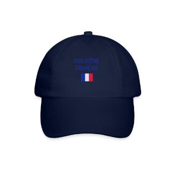 France / Français / Française / Bébé / Naissance - Baseball Cap - blue/blue - Front